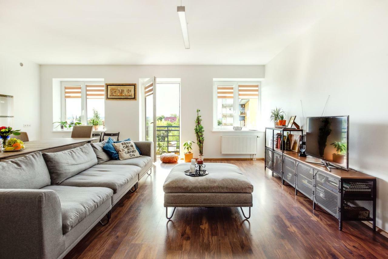 #Stayhere - Spacious & Bright 1Bdr Apartment Shopping District VNO Eksteriør billede